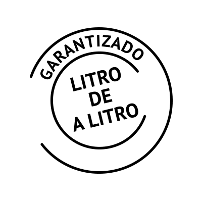 Logo recreado Litro de a Litro negro